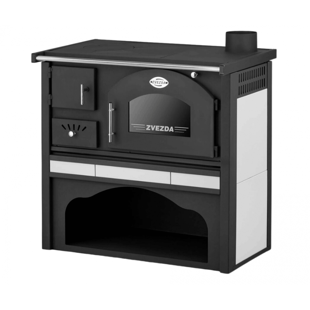 Cocina de leña Zvezda Classic GF Cerámica, 5,7kW | Cocinas de leña | Leña |