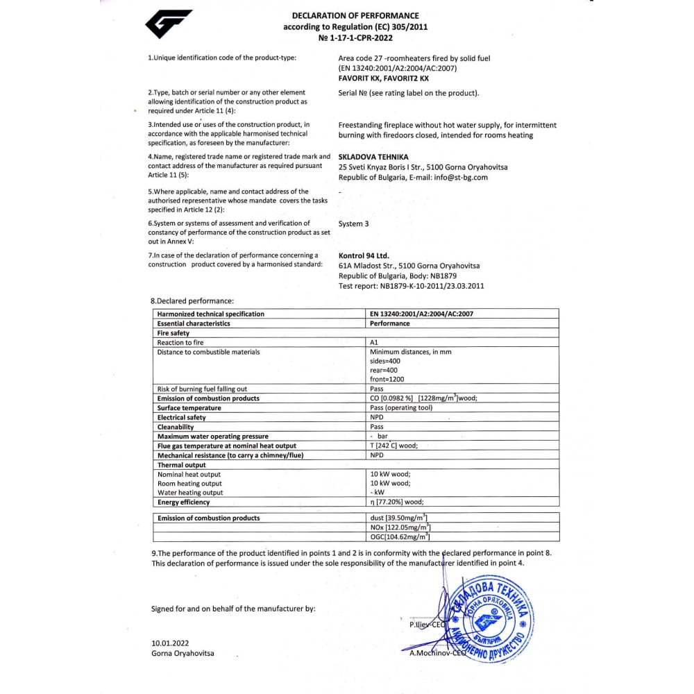 Estufa de leña BALKAN ENERGY Favorit KX, 10 kW | Estufas de leña con aire | Estufas de leña |
