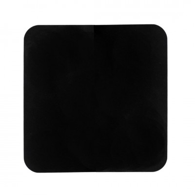 Almohadilla para estufa, acero negro, 2 mm, tamaño 98 x 98 cm - Accesorios para estufas