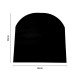 Almohadilla para estufa ovalado, acero negro, 2 mm, tamaño 98 x 98 cm | Accesorios para estufas |  |