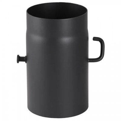 Tubo de chimenea de acero negro PARKANEX con compuerta, longitud 0.25m, Ø130, Espesor 2mm - Comparación de Producto