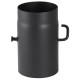 Tubo de chimenea de acero negro PARKANEX con compuerta, longitud 0.25m, Ø150, Espesor 2mm | Tubos para chimeneas de leña | Chimeneas |