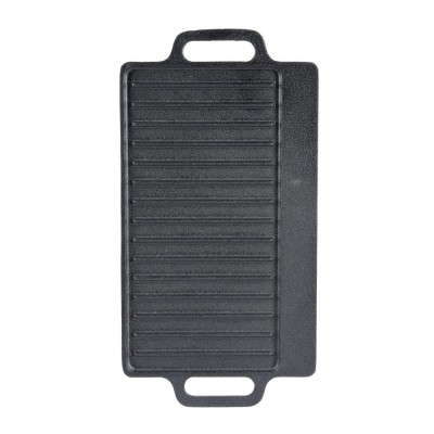 Plancha de hierro fundido reversible, 33x20 cm - Comparación de Producto