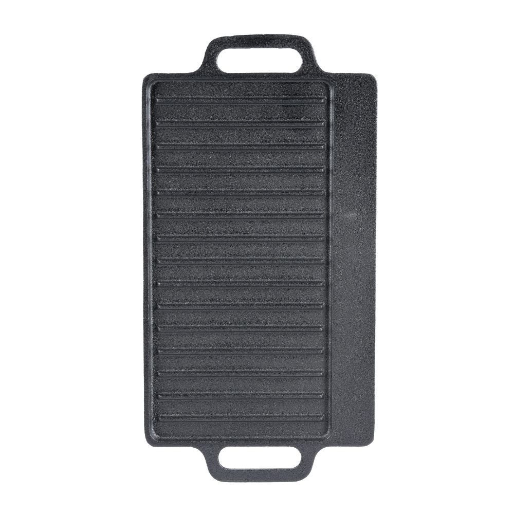 Plancha de hierro fundido reversible, 38x23 cm |  |  |