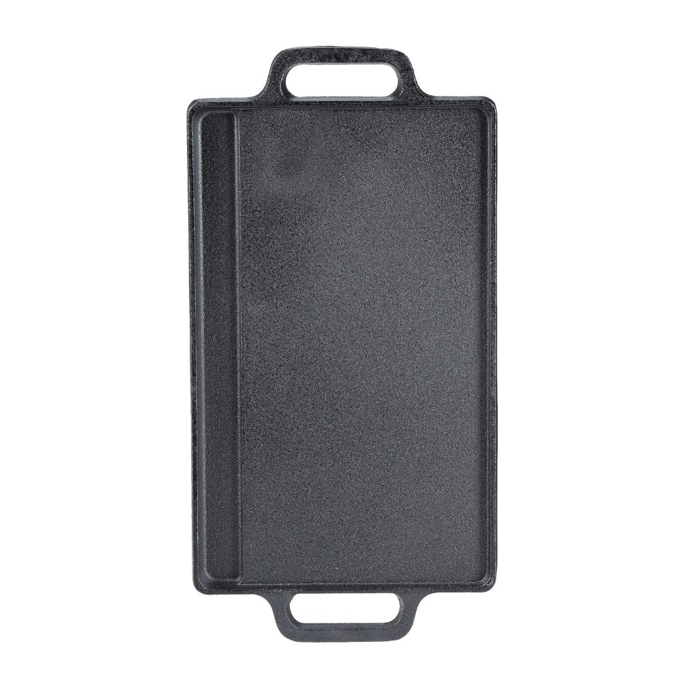 Plancha de hierro fundido reversible, 38x23 cm |  |  |
