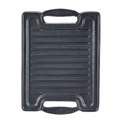 Plancha de hierro fundido reversible, 36 x 25 cm - Comparación de Producto