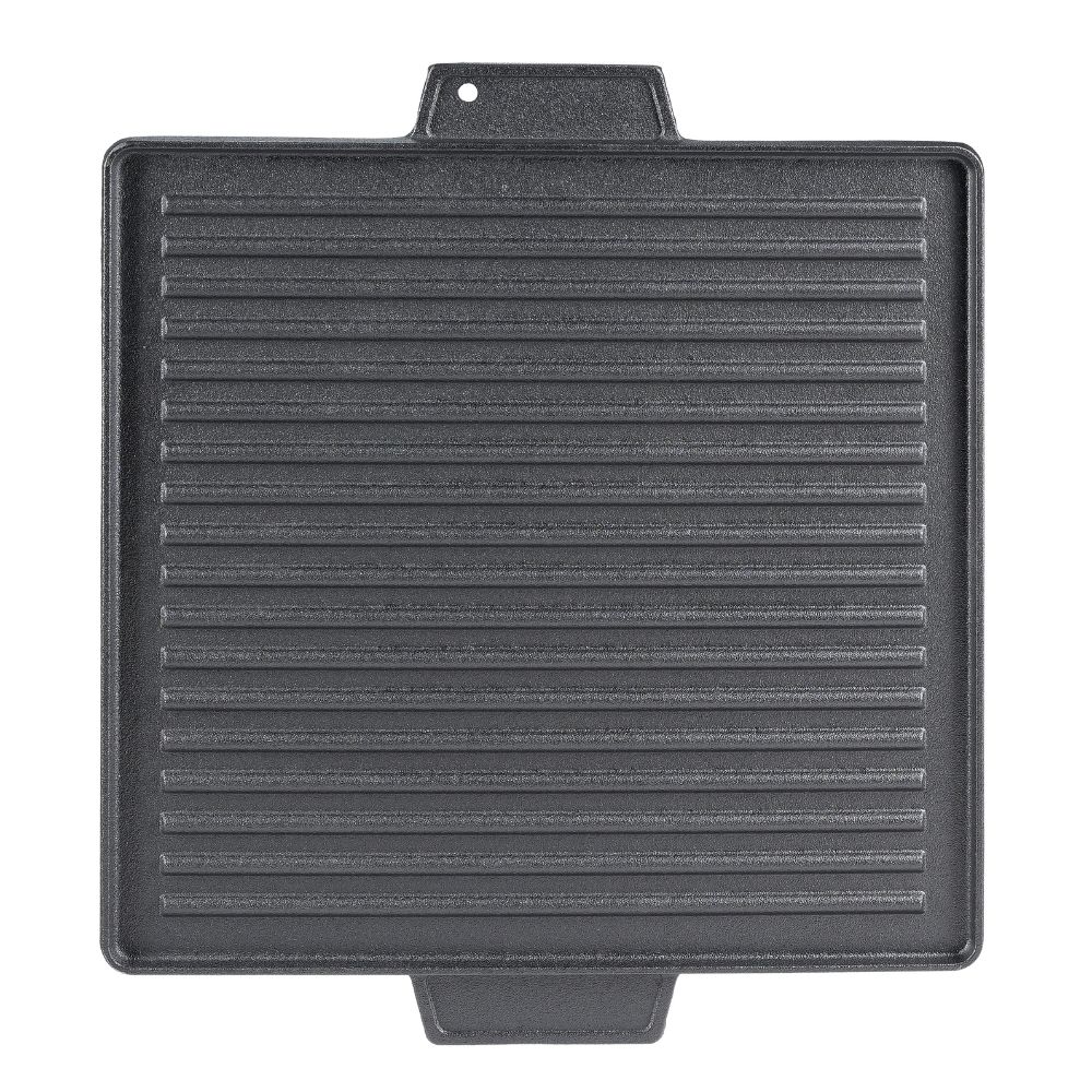 Plancha de hierro fundido reversible, 38x38 cm |  |  |