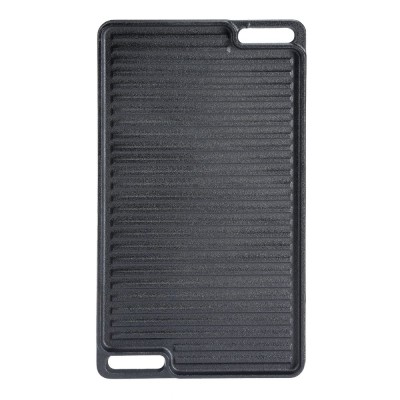 Plancha de hierro fundido reversible, 46x26 cm - Comparación de Producto