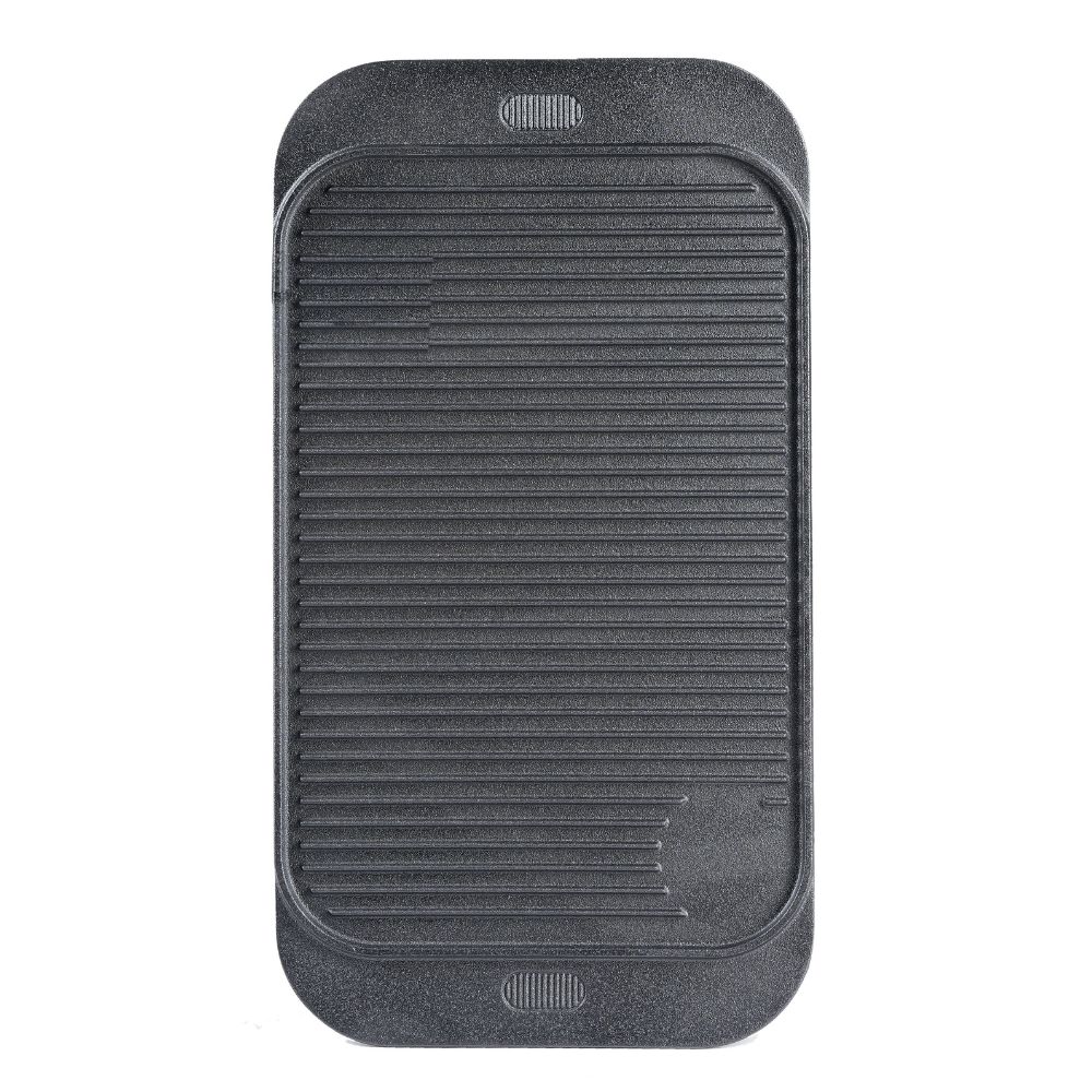 Plancha de hierro fundido reversible, 48x26 cm |  |  |