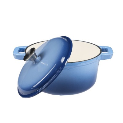 Olla de hierro fundido esmaltado, azul, Ф24 - Comparación de Producto