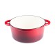 Olla de hierro fundido esmaltado, Roja, Ф22 |  |  |