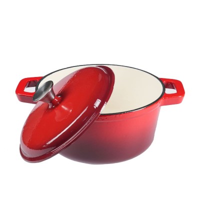 Olla de hierro fundido esmaltado, Roja, Ф24 - Comparación de Producto