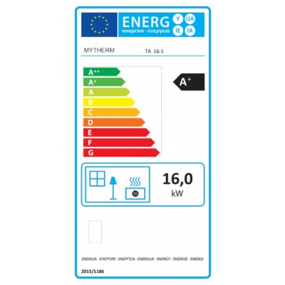 Estufa de pellet Mytherm Angela TA 16 gris, 16kW - Comparación de Producto
