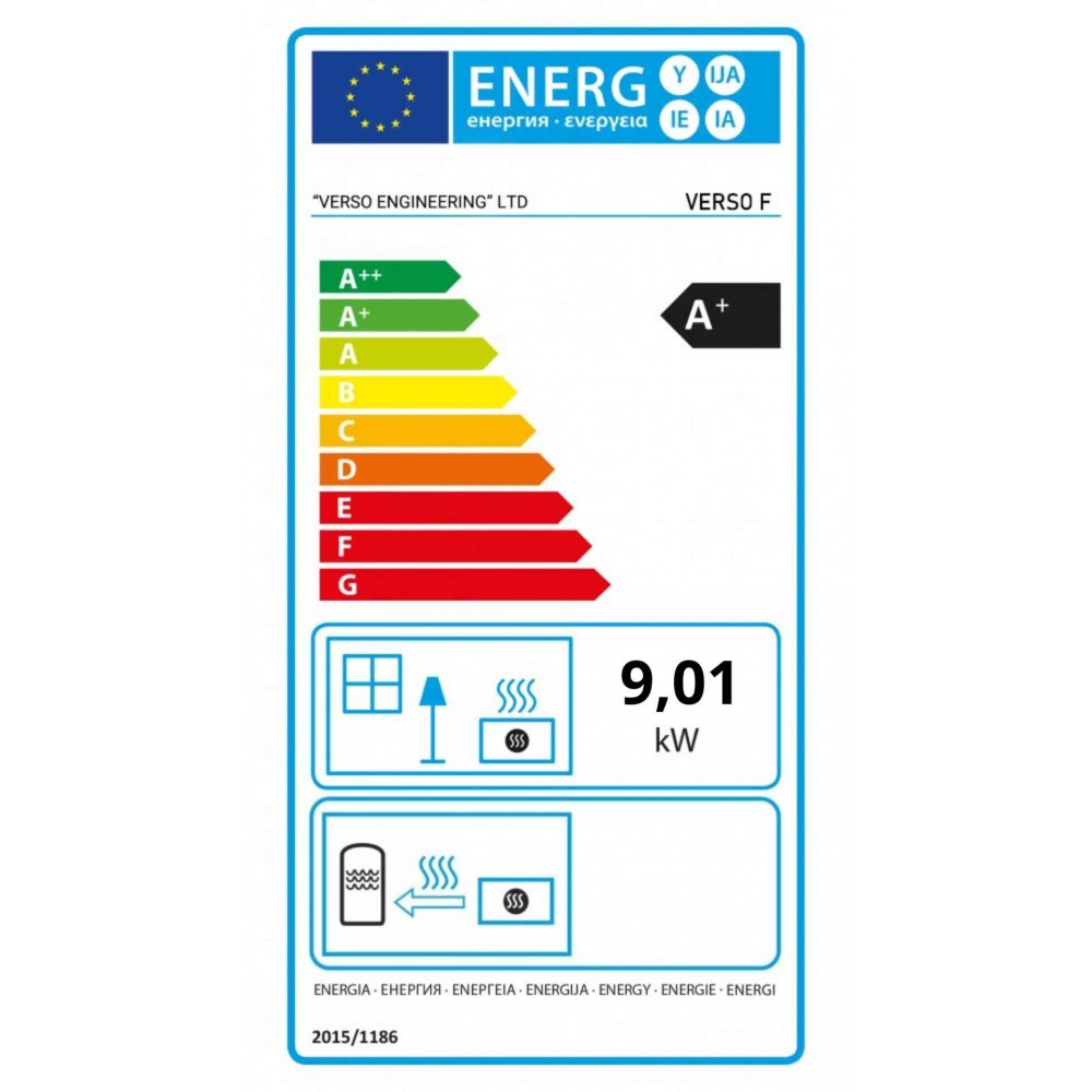 Estufa de leña con horno Verso F, 9 kW | Estufas de leña con aire | Estufas de leña |