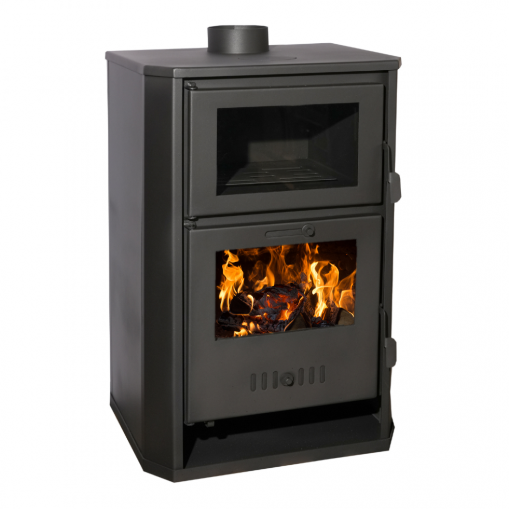 Hidroestufa de leña con horno Balkan Energy Suzana, 11.6kW - 17.5kW | Hidroestufas de leña | Estufas de leña |