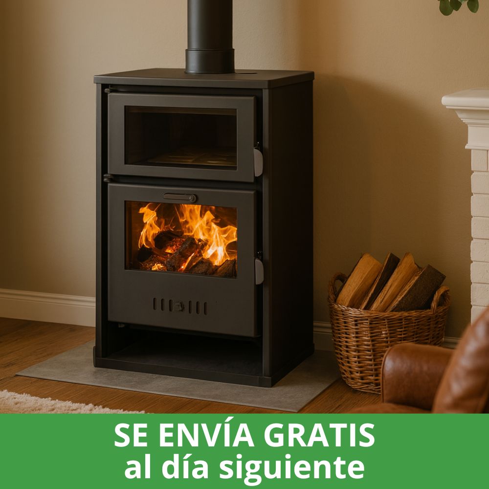 Hidroestufa de leña con horno Balkan Energy Suzana, 11.6kW - 17.5kW | Hidroestufas de leña | Estufas de leña |