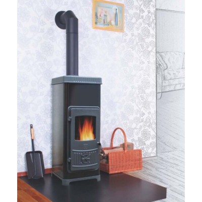 Estufa de leña Plamen Dora 10N negro, 7.2kW - Comparación de Producto