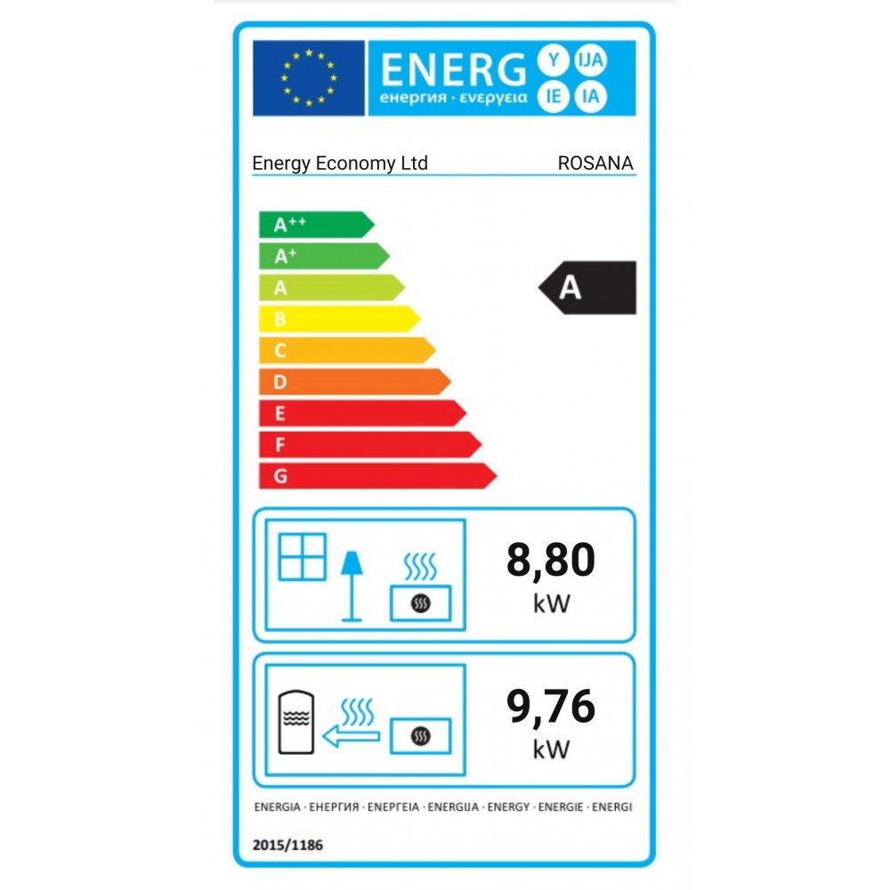 Hidroestufa de leña con horno Balkan Energy Rosana Ceramic, 18.56kW - 21.49kW | Hidroestufas de leña | Estufas de leña |