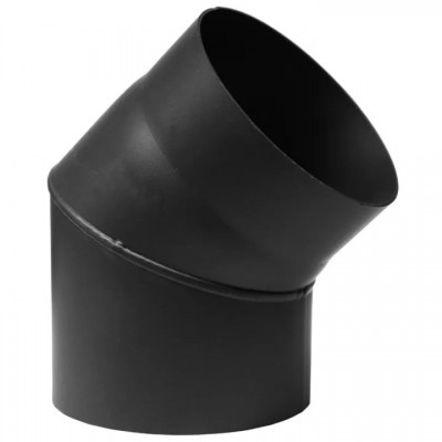 Codo de chimenea 45° PARKANEX, Acero, Negro, Ø150, Espesor 2mm - Comparación de Producto