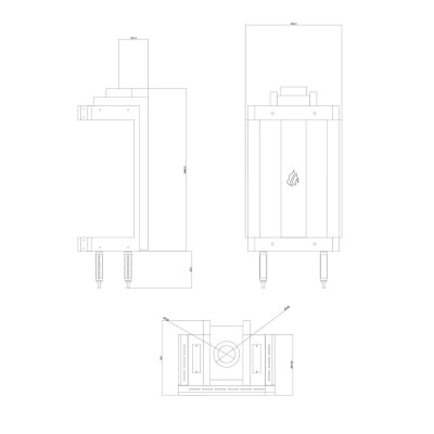 Chimenea de gas Velmora Fire GAS STANDING PANORAMA, 3.9kW - 6.0kW - Comparaci&oacute;n de Producto