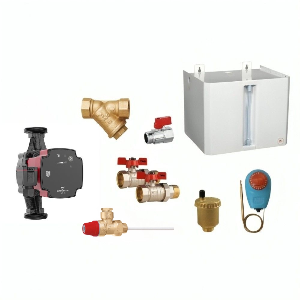Kit hidraulico para sistema de calefacción central de tipo abierto | Kits hidraulicos | Calefacción Central |