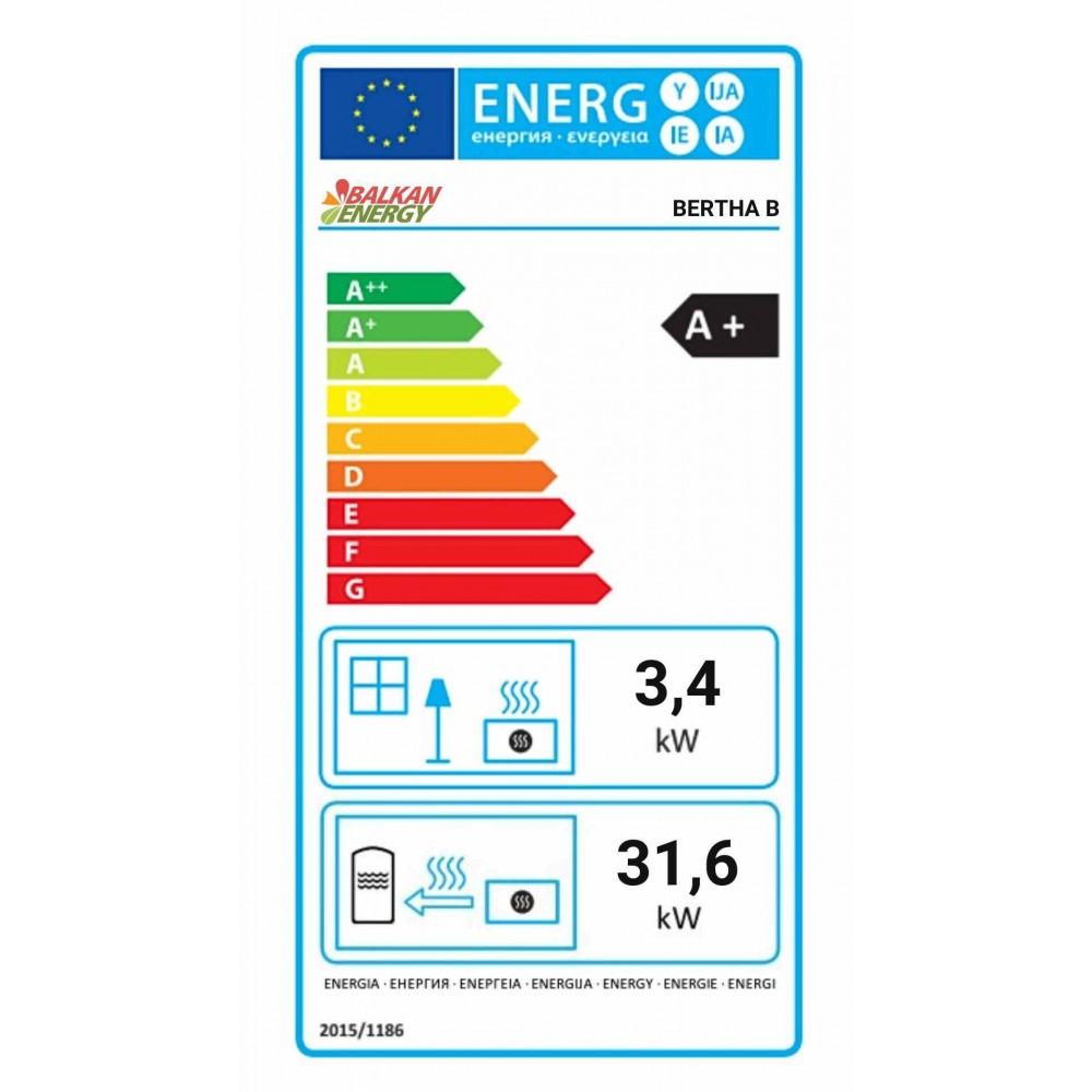 Caldera de pellets Balkan Energy Bertha B, 35kW | Calderas de pellets | Pellets |