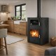 Hidroestufa de leña con horno Velmora Fire ATS HYDRO ΜΑSΙΝΑ 90-30 negro, 35kW | Estufas de leña con horno | Estufas de leña |