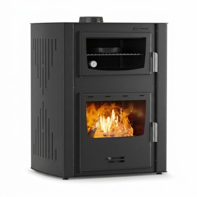 Hidroestufa de leña con horno Velmora Fire ATS HYDRO ΜΑSΙΝΑ 90-30 negro, 35kW - Comparaci&oacute;n de Producto