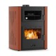 Hidroestufa de leña con horno Velmora Fire ATS HYDRO ΜΑSΙΝΑ 90-30 terracota, 35kW | Hidroestufas de leña | Estufas de leña |