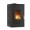 Hidroestufa de leña Velmora Fire ATS HYDRO negro, 25kW