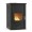 Hidroestufa de leña Velmora Fire ATS HYDRO negro, 33kW