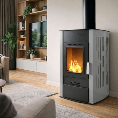 Hidroestufa de leña Velmora Fire ATS HYDRO gris, 25kW - Comparaci&oacute;n de Producto