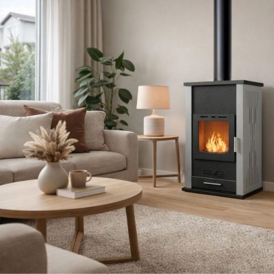 Hidroestufa de leña Velmora Fire ATS HYDRO gris, 33kW - Comparaci&oacute;n de Producto