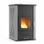 Hidroestufa de leña Velmora Fire ATS HYDRO gris, 33kW
