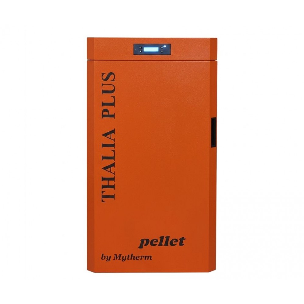 Caldera de pellets / Horno de pellets Mytherm Thalia Plus 20 naranja, 20kW | Hidroestufas de pellets | Estufas de pellets |