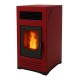 Estufa de pellets Mytherm Angela TA 10 PRO roja, 10kW | Estufas de pellets |  |