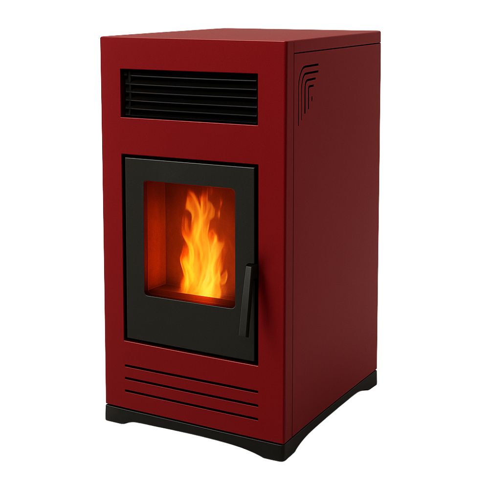 Estufa de pellets Mytherm Angela TA 12 PRO roja, 12kW | Estufas de pellets |  |