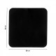 Almohadilla para estufa, acero negro, 2 mm, tamaño 80x80cm | Accesorios para estufas |  |