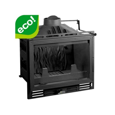 Chimenea de leña UNIFLAM 600 ECO con compuerta y suministro de aire, 8kW - Chimeneas de leña