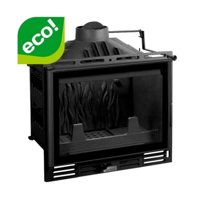 Chimenea de leña UNIFLAM 600 PLUS ECO con compuerta y suministro de aire, 8kW - Chimeneas de leña