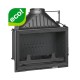 Chimenea de leña UNIFLAM 700 LUX ECO con compuerta y suministro de aire, 12kW | Chimeneas de leña modernas | Chimeneas de leña |