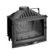 Chimenea de leña UNIFLAM 700 SELENIC ECO con compuerta y suministro de aire, 10kW | Chimeneas de leña modernas | Chimeneas de leña |