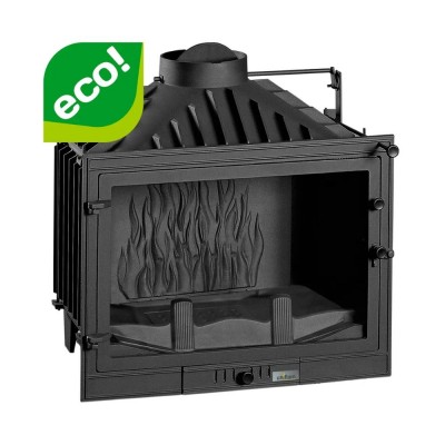 Chimenea de leña UNIFLAM 700 STANDARD ECO con compuerta, 10kW - Chimeneas de leña
