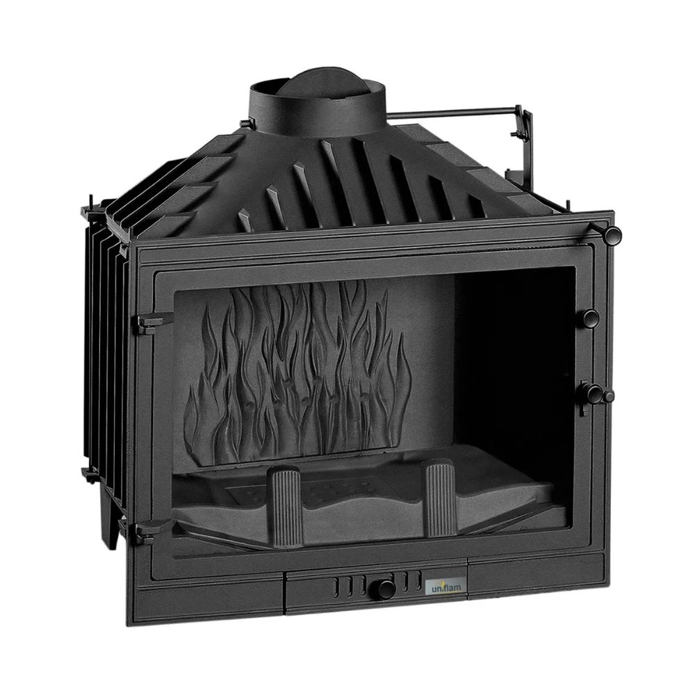 Chimenea de leña UNIFLAM 700 STANDARD ECO con compuerta, 10kW | Chimeneas de leña modernas | Chimeneas de leña |