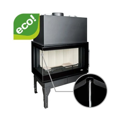 Chimenea de leña UNIFLAM 760 EVO con puerta elevable y suministro de aire, 11kW - Chimeneas de leña