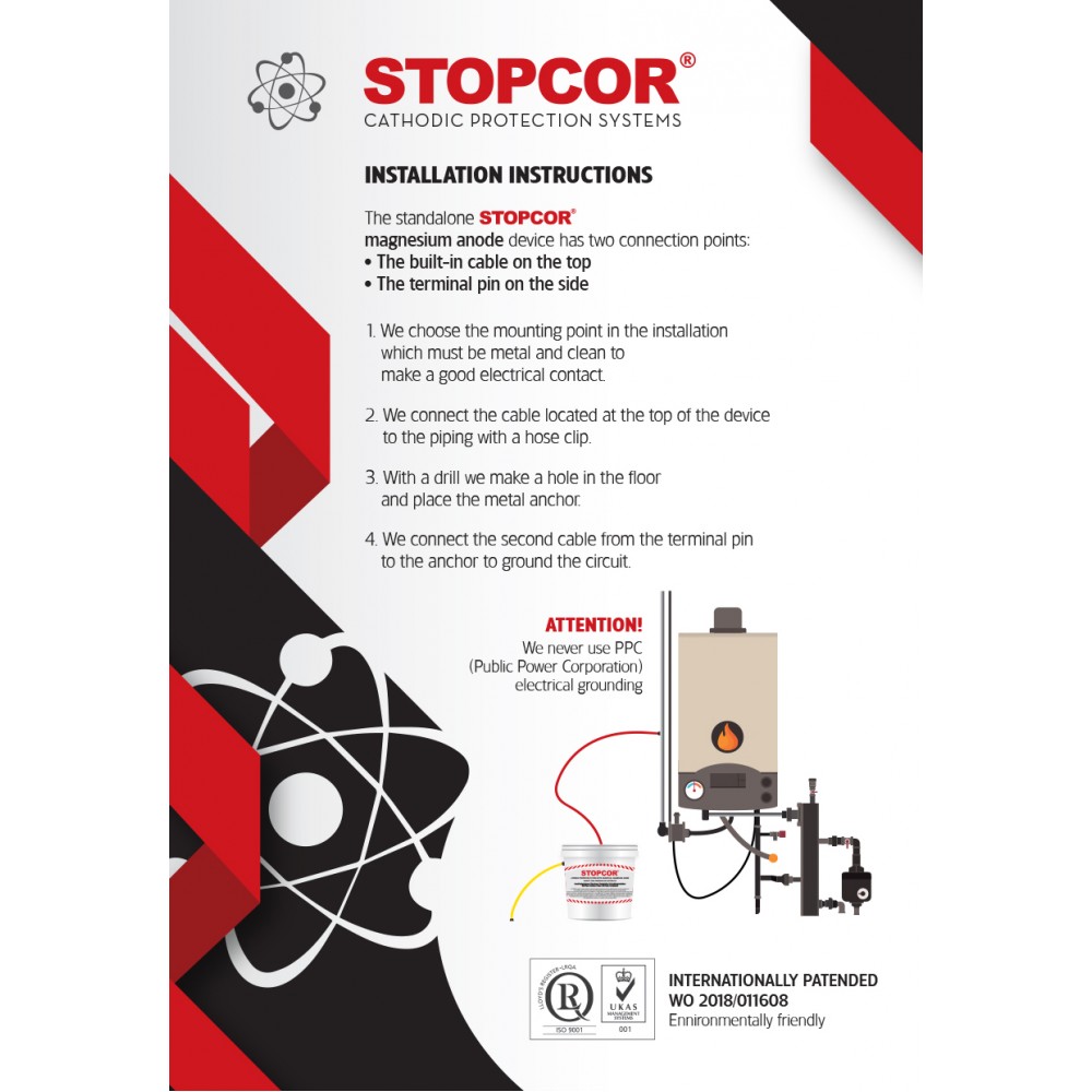 Dispositivo de protección catódica Stopcor A1 PLUS (hasta 100 kW) | Accesorios para estufas |  |