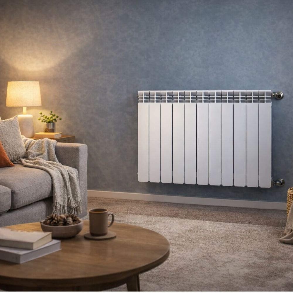 Juego completo de radiadores de aluminio Helyos Evo H500, 10 unidades x 10 secciones | Radiadores de aluminio | Radiadores |