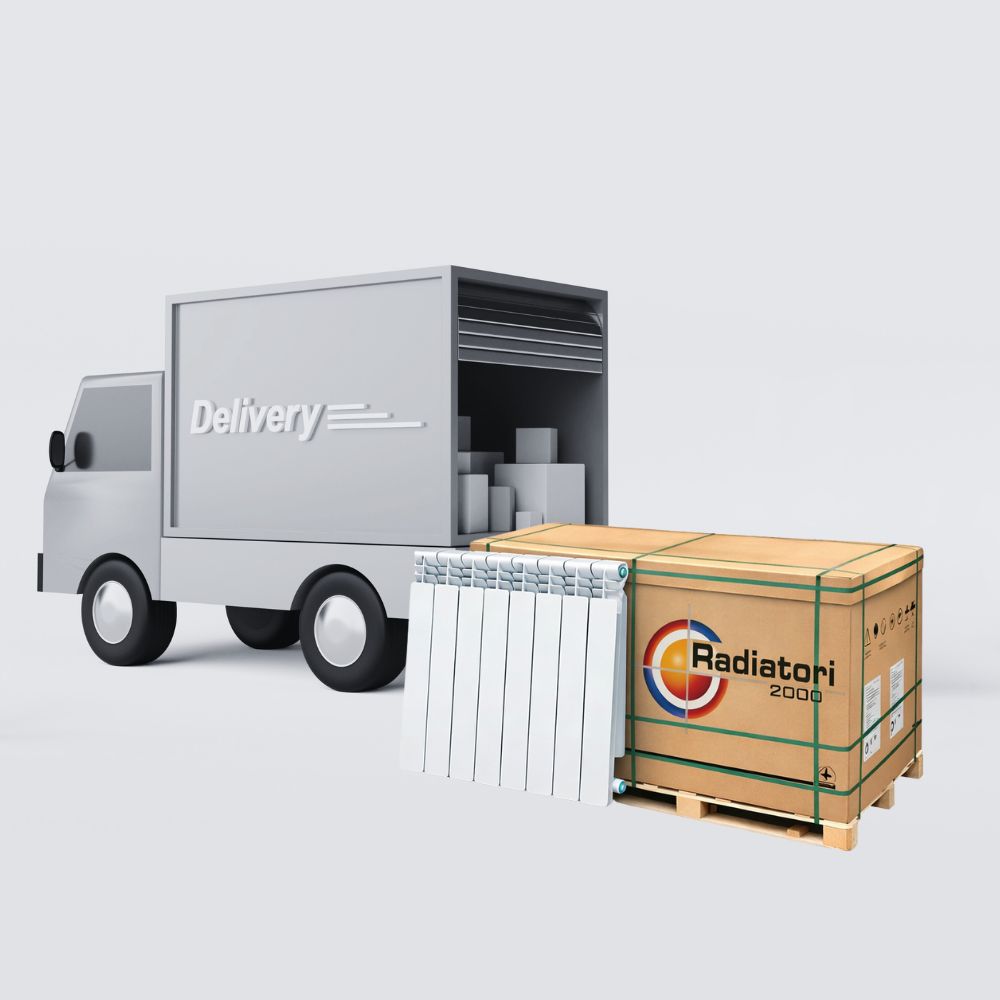 Juego completo de radiadores de aluminio Helyos Evo H700, 5 unidades x 10 secciones | Radiadores de aluminio | Radiadores |