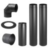 Kit de chimenea PARKANEX, Acero, Ø130, Espesor 2mm