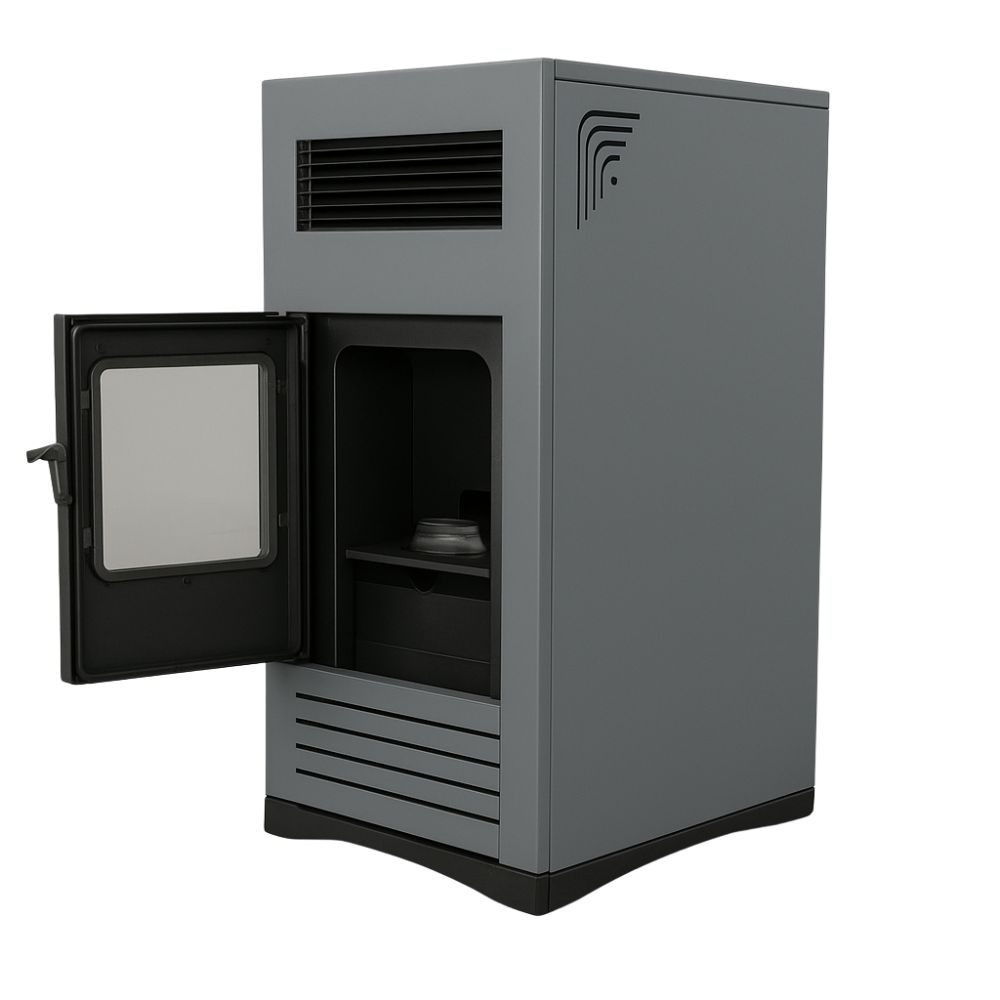 Estufa de pellets Mytherm Angela TA 12 PRO gris, 12kW | Estufas de pellets |  |